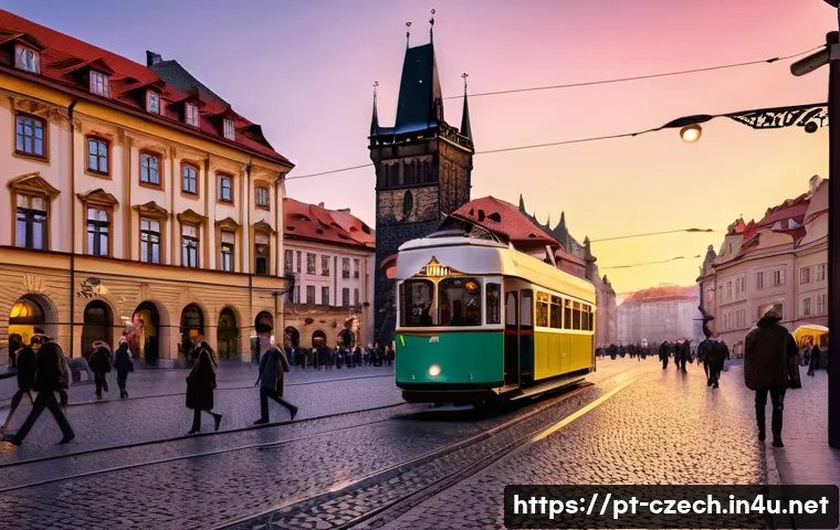 프라하의 봄 - **Prompt 1: The Dawn of Hope in Prague, 1968**
    "A vibrant, optimistic scene in a bustling Prague...